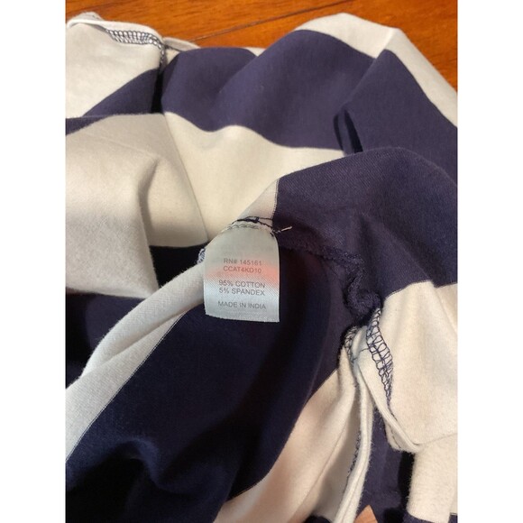 Charming Charlie Maxi Dress Blue Write Striped Small Sleeveless Womens S Spring - Picture 7 of 8